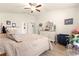 Main bedroom with king-size bed and ample closet space at 4 Diamond Cove Ct, Ocala, FL 34472