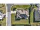 Overhead view of the home highlighting its roofline and backyard at 4020 Se 9Th Ave, Ocala, FL 34480