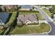 Bird's eye view of a house with a spacious backyard and driveway at 4020 Se 9Th Ave, Ocala, FL 34480