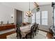 Formal dining room with chandelier and hardwood floors at 4020 Se 9Th Ave, Ocala, FL 34480