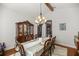 Bright dining room featuring a large table and hutch at 4020 Se 9Th Ave, Ocala, FL 34480