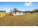 Spacious backyard featuring a privacy fence, perfect for pets and gatherings at 5200 Nw 54Th Pl, Ocala, FL 34482