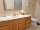 Clean bathroom with a single vanity and toilet at 5555 Sw 107Th St, Ocala, FL 34476