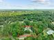 Aerial view showing a home's location on a large lot at 7885 Sw 202Nd Ave, Dunnellon, FL 34431