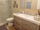 Bathroom with walk-in shower and vanity at 8187 Sw 60Th Ter, Ocala, FL 34476