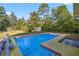 Inviting swimming pool with surrounding yard at 820 Ne 42Nd Ter, Ocala, FL 34470