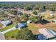 Aerial view showing the house's location in a residential area at 14320 Se 96Th Ct, Summerfield, FL 34491