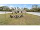 Spacious backyard with firepit and seating area at 16050 Sw 35Th Court Rd, Ocala, FL 34473