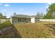 Large backyard with screened porch and wooden fence at 16689 Sw 22Nd Terrace Rd, Ocala, FL 34473