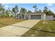 Newly built home with a long driveway and a fenced yard at 16689 Sw 22Nd Terrace Rd, Ocala, FL 34473