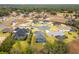 Aerial view of a residential community with houses, pools, and green spaces at 17920 Sw 66Th Pl, Dunnellon, FL 34432