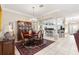 Spacious dining area with a view of the kitchen at 1918 Walden Way, The Villages, FL 32162