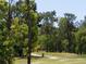 Landscaped path through lush green trees and grass at 342 Hickory Course Trl, Ocala, FL 34472