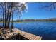 Wooden dock extending to tranquil waterfront at 4925 Cr 309B, Lake Panasoffkee, FL 33538