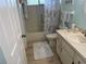 Updated bathroom with a tub, toilet, and vanity at 11490 Sw 85Th Ave, Ocala, FL 34481