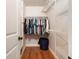 Well-organized closet with ample shelving and hanging space at 1219 Se 46Th St, Ocala, FL 34480