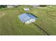 Aerial view of barn on property at 3996 Se 150Th St, Summerfield, FL 34491