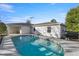 Inviting kidney-shaped pool in backyard at 3996 Se 150Th St, Summerfield, FL 34491