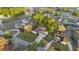 Aerial view of house and surrounding neighborhood at 4377 Ne 13Th St, Ocala, FL 34470