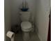 Small bathroom with toilet and nautical decor at 4434 Se 10Th Pl, Ocala, FL 34471