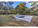 Above ground pool with surrounding backyard space at 536 Ne 43Rd Ave, Ocala, FL 34470