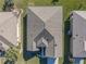 Aerial view of house showing roofline and landscaping at 8652 Se 133Rd Ln, Summerfield, FL 34491