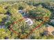 Aerial view of property showing lot lines at 9050 Sw 190Th Cir, Dunnellon, FL 34432