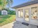 View of backyard, shed, and sunroom at 9050 Sw 190Th Cir, Dunnellon, FL 34432