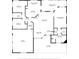 Spacious floor plan including Primary bedroom with ensuite bath and large living room at 13740 Sw 49Th Pl, Ocala, FL 34481