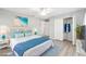 Comfortable bedroom with a queen bed and walk-in closet at 15692 Sw 11Th Court Rd, Ocala, FL 34473