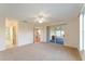 Primary bedroom with access to the patio and bathroom at 1616 San Diego St, The Villages, FL 32159