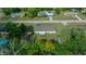 Aerial view showing home's location, backyard, and neighborhood setting at 2004 Ne 52Nd St, Ocala, FL 34479