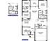 Detailed floor plan showcasing four bedrooms, two bathrooms, open living area, and a two-car garage at 2146 Nw 23Rd Loop, Ocala, FL 34475