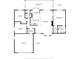 Floor plan showing various rooms and dimensions at 21668 Sw Peach Blossom St, Dunnellon, FL 34431