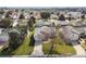 Aerial perspective showcasing a house and its surrounding neighborhood at 3324 Oakdale Pl, The Villages, FL 32162