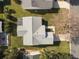 Overhead view of a house with a gray roof in a neighborhood at 3324 Oakdale Pl, The Villages, FL 32162