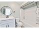 Updated bathroom with white vanity, toilet and bathtub at 4343 Nw 80Th Ave # 4, Ocala, FL 34482
