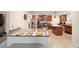 Modern kitchen with stainless steel appliances and an island at 4585 Sw 112Th Ln, Ocala, FL 34476