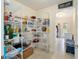 Well-organized pantry with wire shelving, offering great storage solutions at 4585 Sw 112Th Ln, Ocala, FL 34476