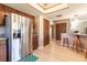 Kitchen features stainless steel appliances and light wood cabinets at 512 Bahia Cir # 512B, Ocala, FL 34472