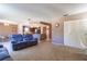 Spacious living room with open concept to kitchen at 512 Bahia Cir # 512B, Ocala, FL 34472