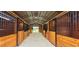 Interior of a barn with horse stalls at 7675 W Highway 326, Ocala, FL 34482