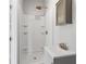 Clean bathroom with a shower and vanity at 7675 W Highway 326, Ocala, FL 34482