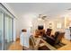 Bright living room with hardwood floors, comfortable seating and access to the patio at 8086 Sw 81St Loop, Ocala, FL 34476