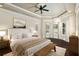 Main bedroom with hardwood floors and bay window at 995 Sw 37Th Place Rd, Ocala, FL 34471