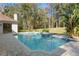 Relaxing pool area with spa, and expansive backyard view at 995 Sw 37Th Place Rd, Ocala, FL 34471