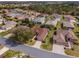 Bird's-eye view of a residential neighborhood featuring various homes and landscaping at 12531 Se 90Th Ter, Summerfield, FL 34491