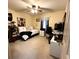 Bedroom with a bed, desk, and ceiling fan at 3 Maple Run, Ocala, FL 34472