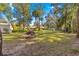 Large backyard with home view and mature trees at 3650 Se 22Nd Ave, Ocala, FL 34471