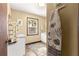 Clean bathroom with a shower and vanity at 3650 Se 22Nd Ave, Ocala, FL 34471